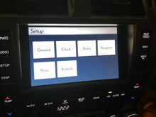 This is my car screen. I have no ( BT and Others ) options on the screen which is weird.