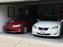 On there pair of twins 07 IS350 and 09 IS250 AWD.