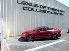 Lexus of Tampa Bay...these guys did a great job painting my car with a Car show paint job and installing TOMS kit
