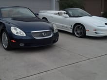 The SC with her little friend The T/A (5.7L, LS1)