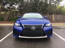 After 3 months of production/processing at our Lexus Tahara, Aichi, Japan plant and 1 month of delivery/processing in USA // 2017 Lexus RC F  - Ultrasonic Blue Mica 2.0