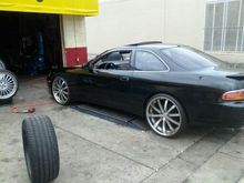 Test fitting vossen 22's