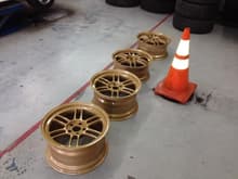 gold rpf1 18x8 front and 18x10.5 rear