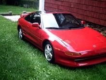 very rare 95 mr2 all stock because you dont mess with a car like this!!!!