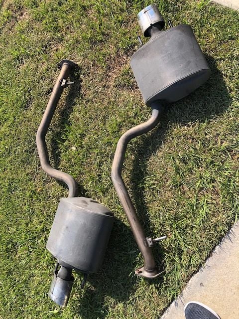 Engine - Exhaust - FS - 2014 IS350 F-Sport stock axel back mufflers - Used - 2014 to 2015 Lexus IS350 - Auburndale, FL 33823, United States