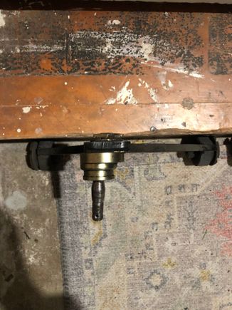 Normal passenger side upper control arm