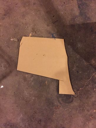 This small piece was all that was left of the 4x8 sheet we started with on rebuilding the trunk.  Probably 1/3 was mistakes etc.