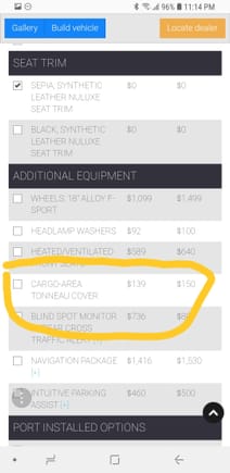 Costcoauto says the tonneau cover is $150 msrp.. And I got one with the car.. Why is the part number you've mentioned so much expensive?