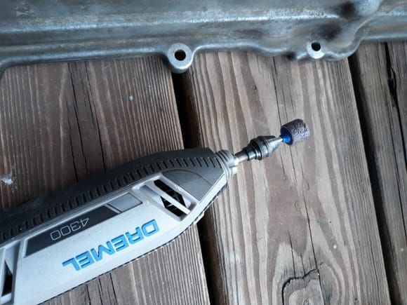 Dremel tool proved invaluable for prep work on casting seams and removing 20 years of oxidation.