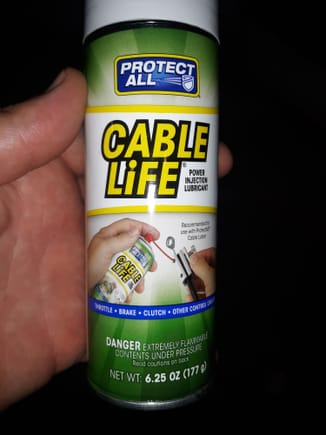 Cable Life 6.25 oz can of lubricant.