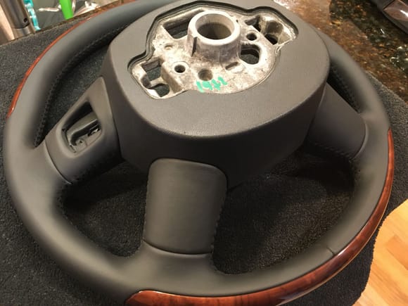 My German market only wood/leather wheel