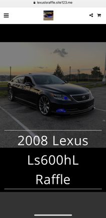 Ls600hL Raffle
http://lexuslsraffle.site123.me