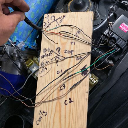 This is what’s confusing to me on the diagram do I connect the b+ from the coils to the new igniter b+ and the old igniter b+? 