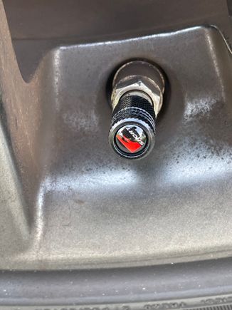 F Sport Tire Stem Caps.