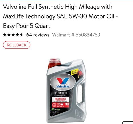 Go with full synthetic I use valvoline high mileage, also remember to keep using whatever oil you choose don’t switch it up just stick to 1 