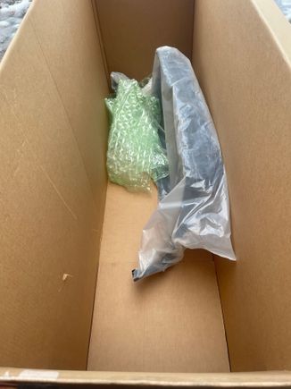 Not impressed with the packaging…