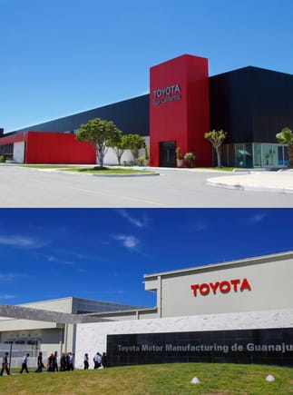Toyota Motor Manufacturing Baja California (TMMBC); Toyota Motor Manufacturing de Guanajuato (TMMGT)