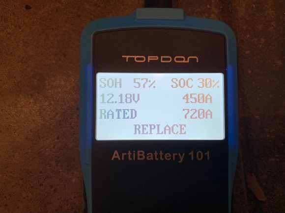 Tester gives you a option of in car or out of car test.