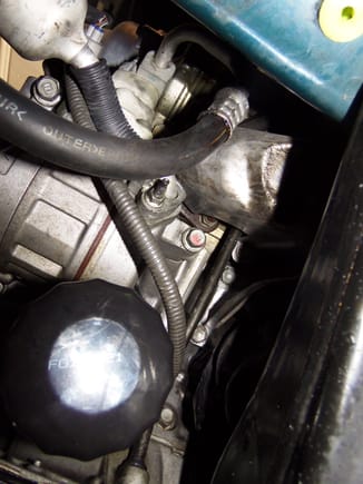 This is a different angle of the wire that connects to the oil filter housing.
Our cars should be exactly the same.
