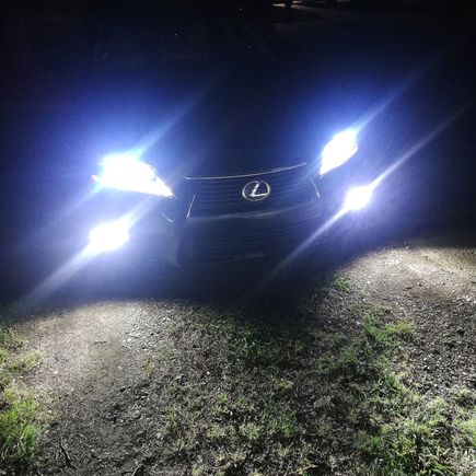 These are both 6k that i got off amazon.. $30 for the 6k HID's and $20 for the 6k LED fog lights. So for $50 im pretty happy with the color match and total cost along with the double light output from what i had. 