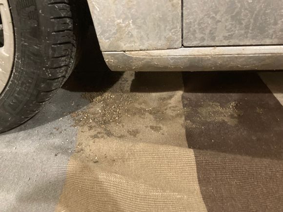 Usual winter driving result 