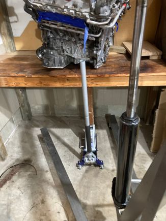 Pic from when I realized in real time the shelf needed reinforced!