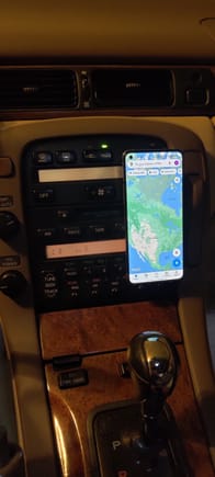 Phone mounted