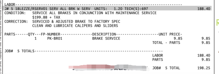 Lexus brake service cost Clearance