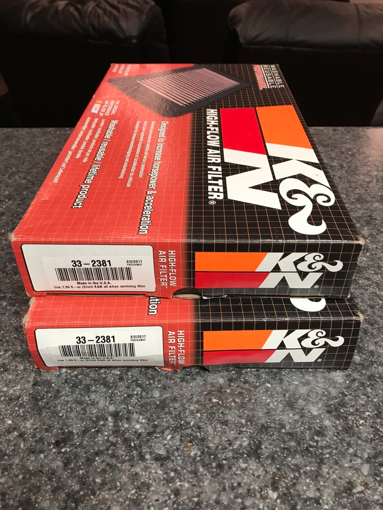 Engine - Exhaust - FS: Two Barely Used K&N Air Filters for 2007-2017 LS460 - K&N Part Number: 33-2381 - Used - 2007 to 2017 Lexus LS460 - Plainfield, IL 60586, United States
