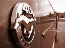 Sepia Mustang