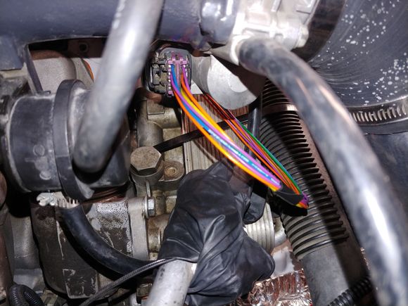 New TB connector installed