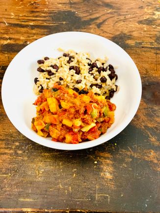  Vegan Piccadilly With Cuban Rice!