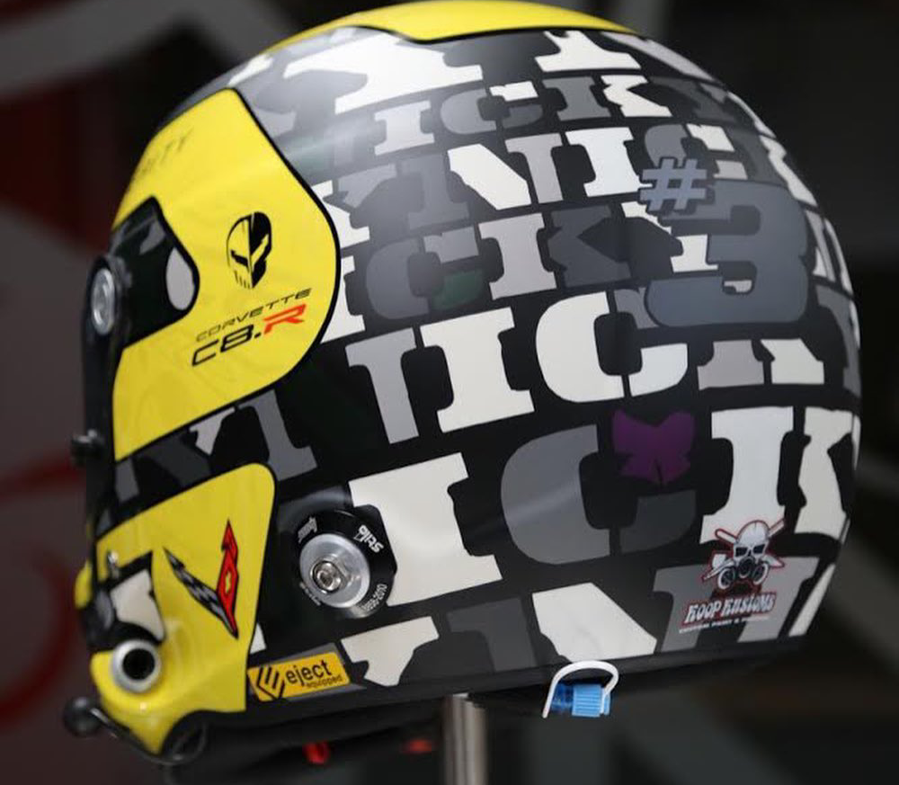 Corvette Racing ☆☆☆ 《New Design》Corvette C8.R driver's helmet