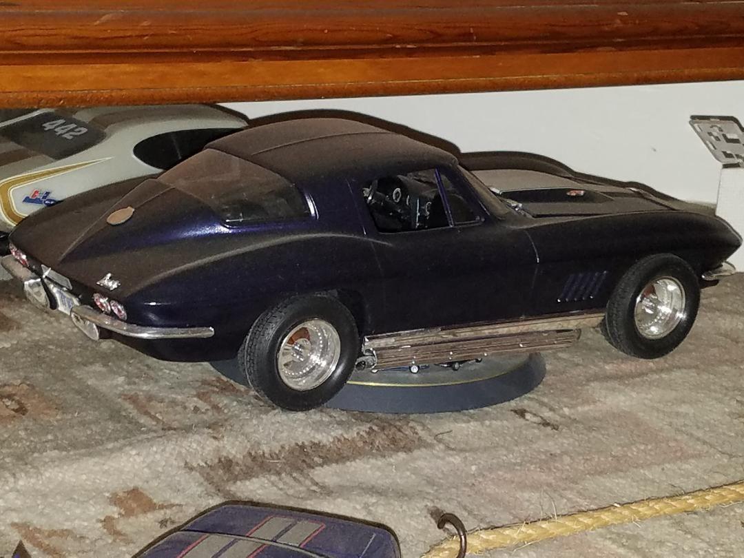 For Sale: 1965 Corvette Coupe 1/8th scale model by MONOGRAM still in ...