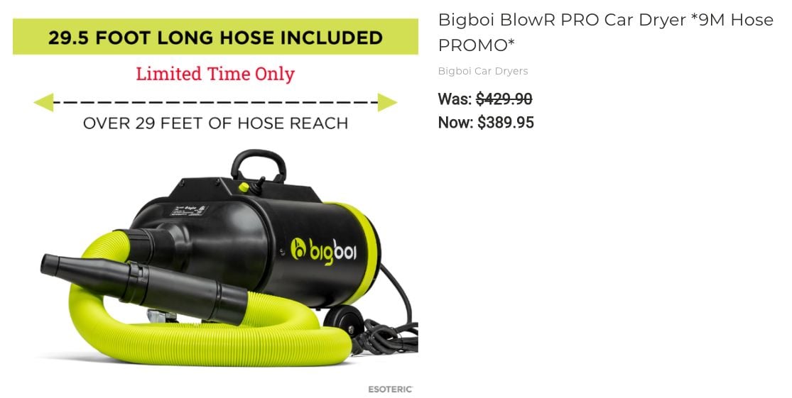 FOR A LIMITED TIME: 29-foot hose included with all Bigboi BlowR PRO  machines!! - CorvetteForum - Chevrolet Corvette Forum Discussion