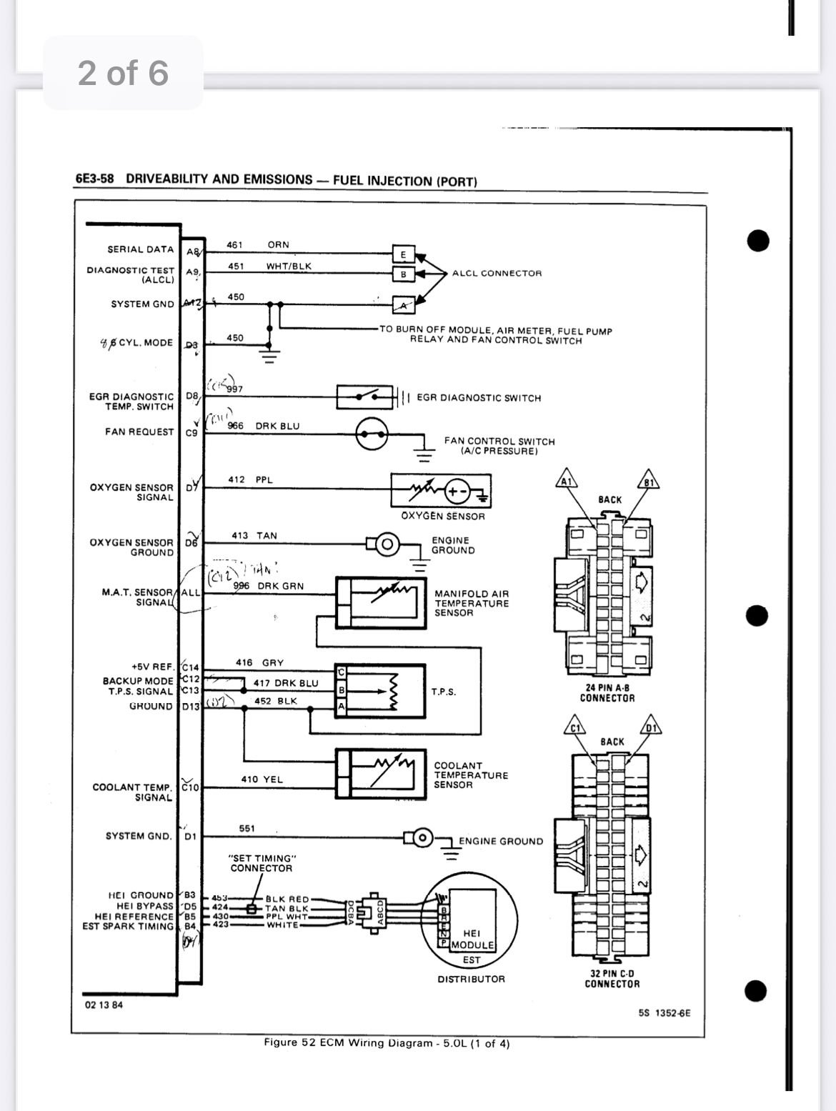 Here is a 1226870 schematic. After a new o2 if you still get a 13 check for open or shorted signal wire and o2 ecm ground.
