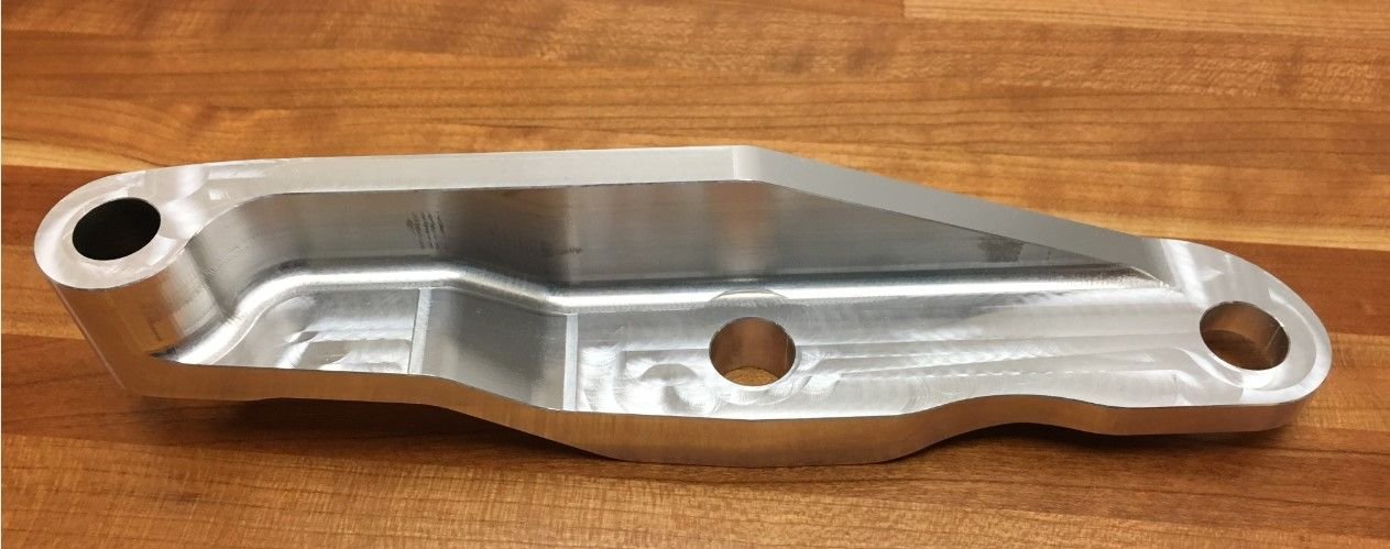 Aluminum version of useful J56 front caliper stiffening bracket
