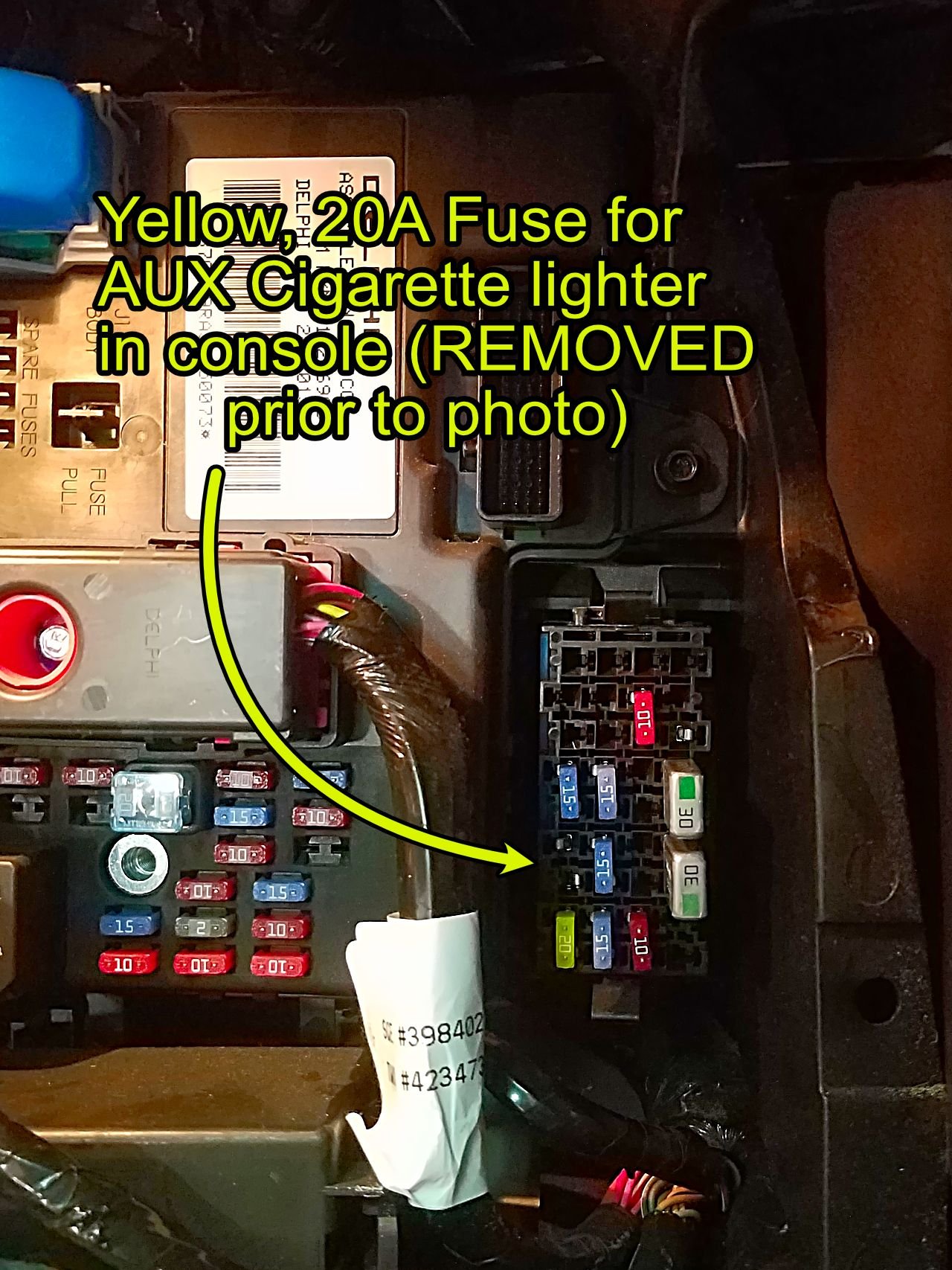 Which fuse for Aux power in console? CorvetteForum Chevrolet