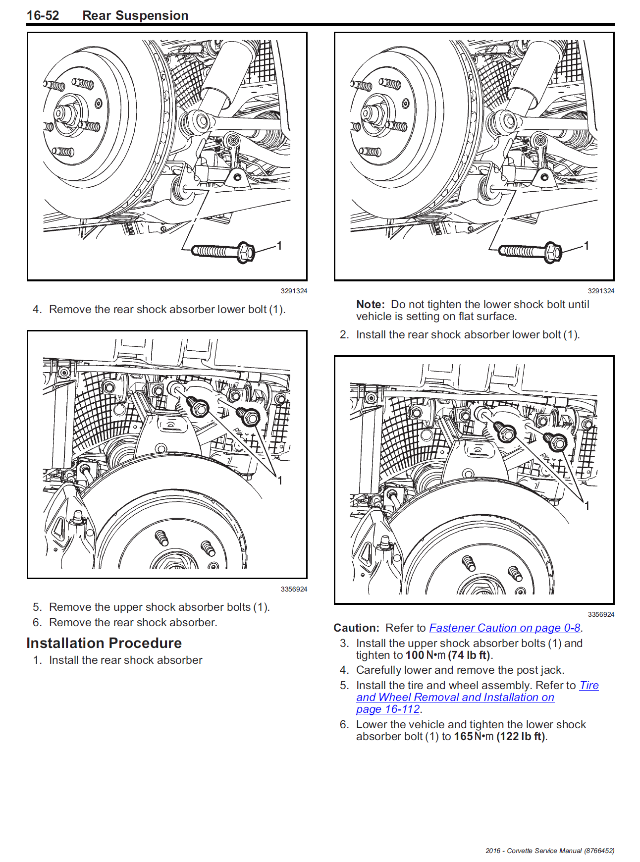 Rear Shock Torque Specs CorvetteForum Chevrolet Corvette Forum