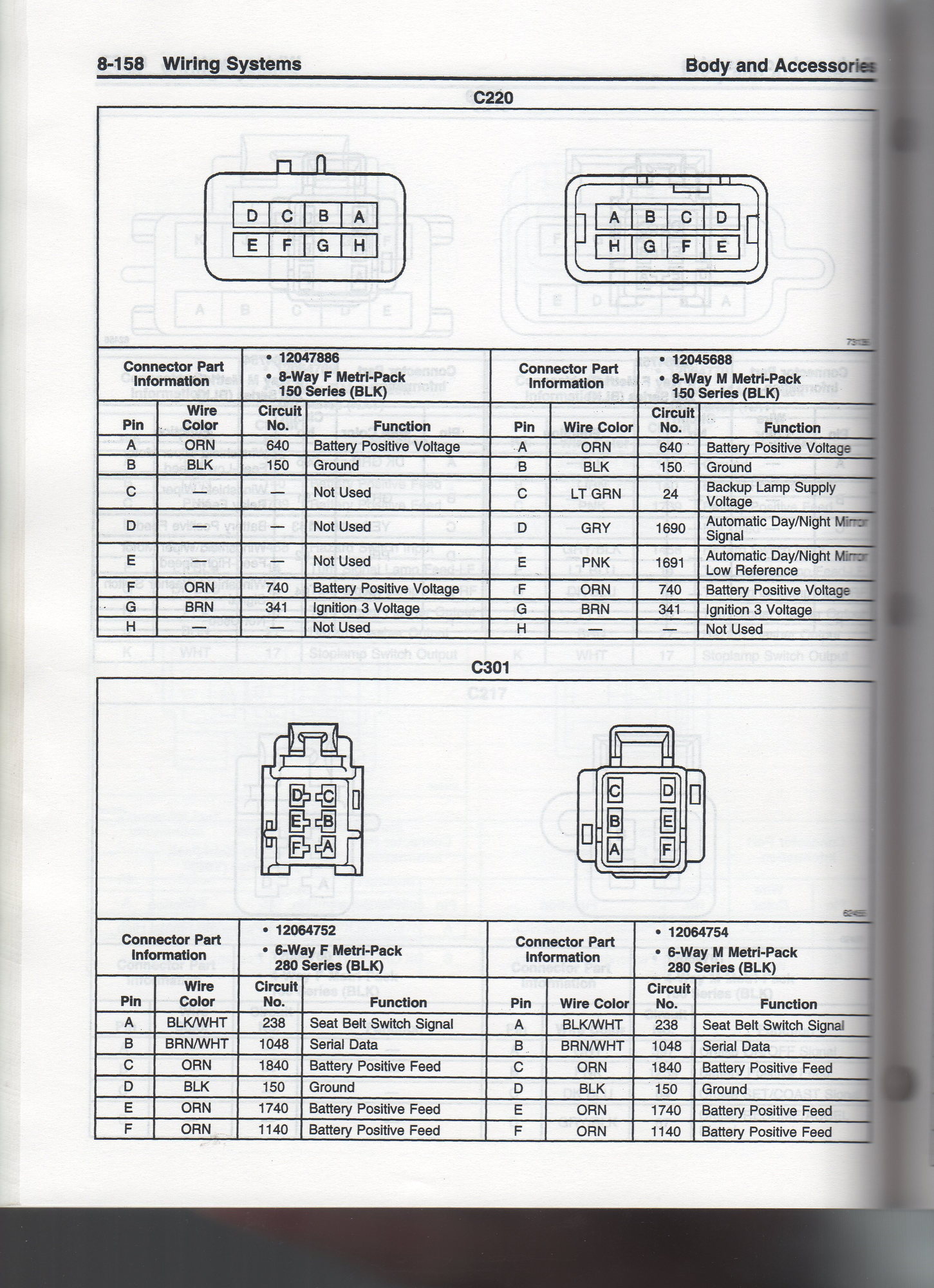 Power Seat Electrical Schematics, C5 Corvette Seat Wiring Diagram