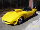 '81 Corvette drag car