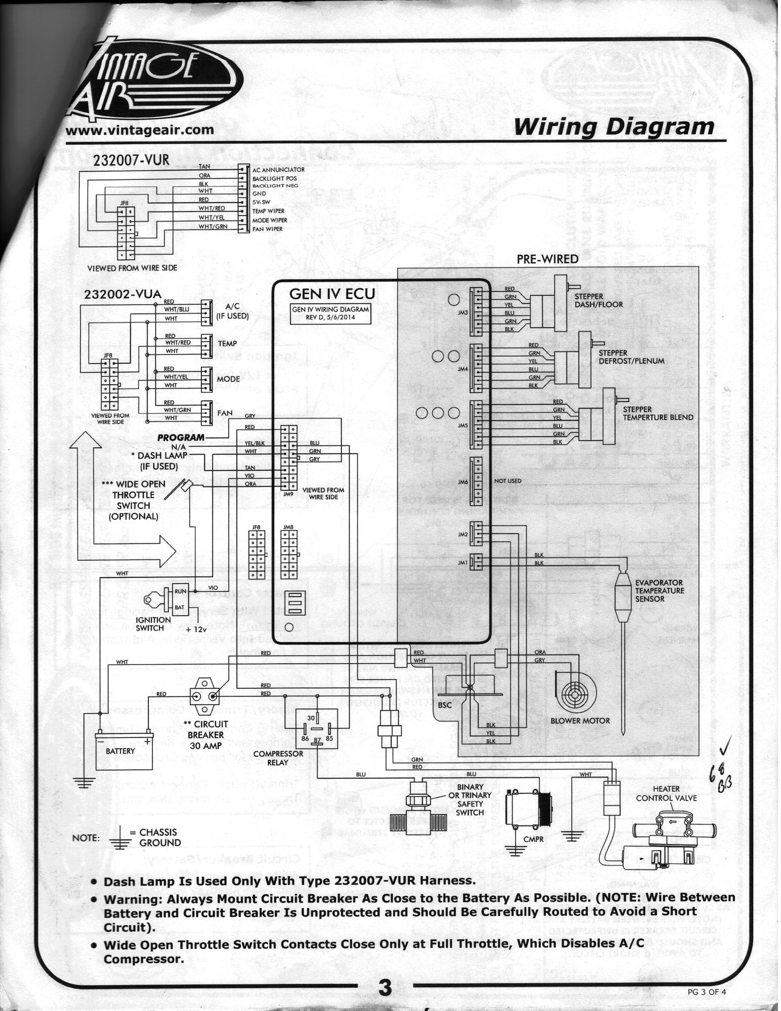 Vintage Air Wiring Diagram - efcaviation.com