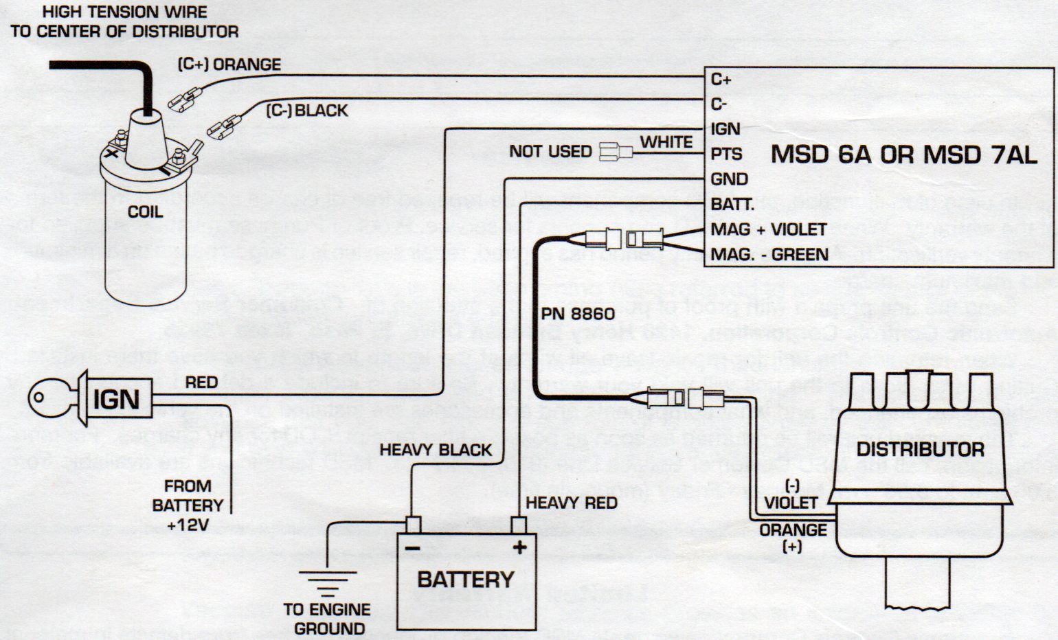 Chevy Msd Distributor Wiring Diagram Wiring Diagram Schemas.