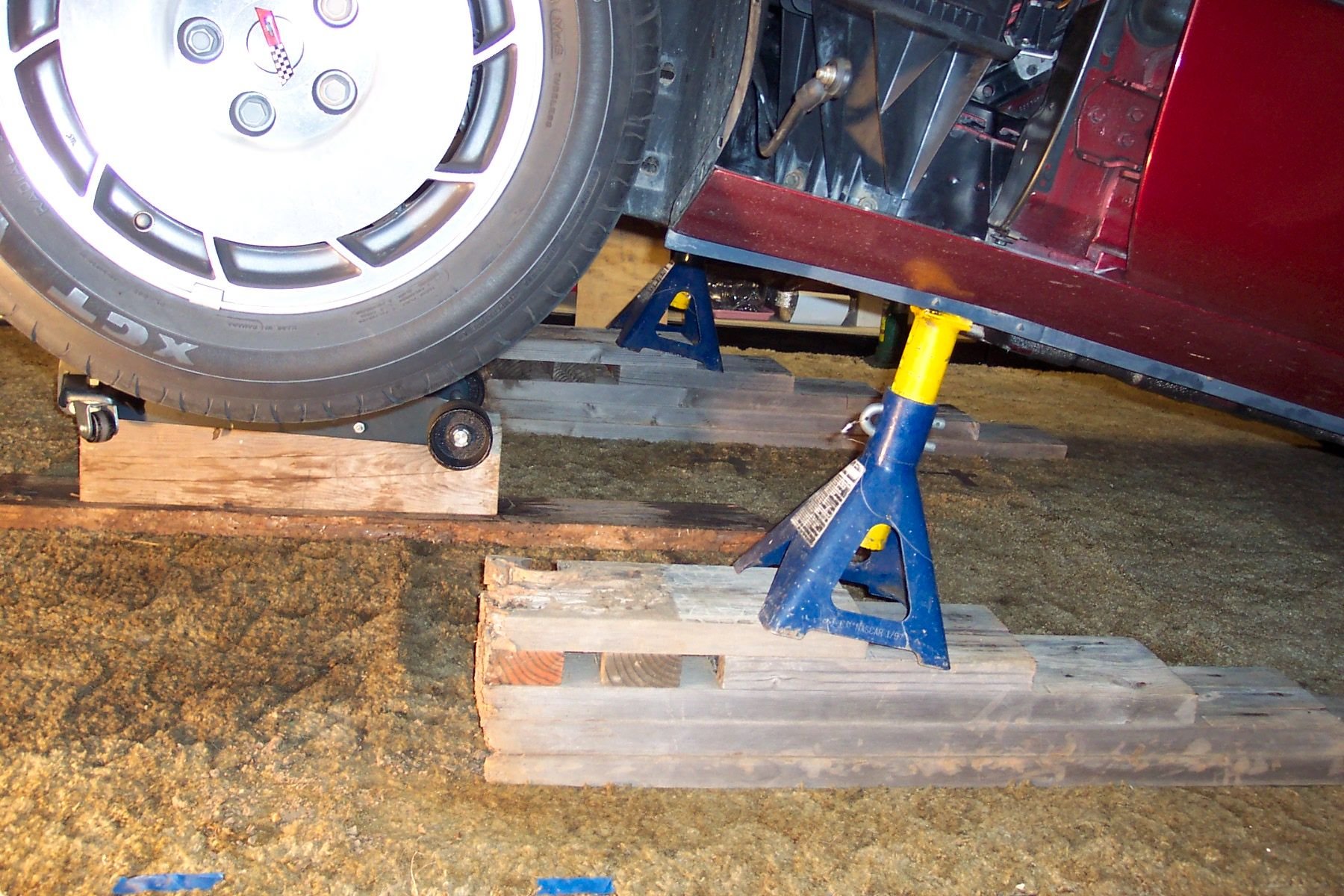 Placing Jack Stands on a C4 Page 2 CorvetteForum Chevrolet