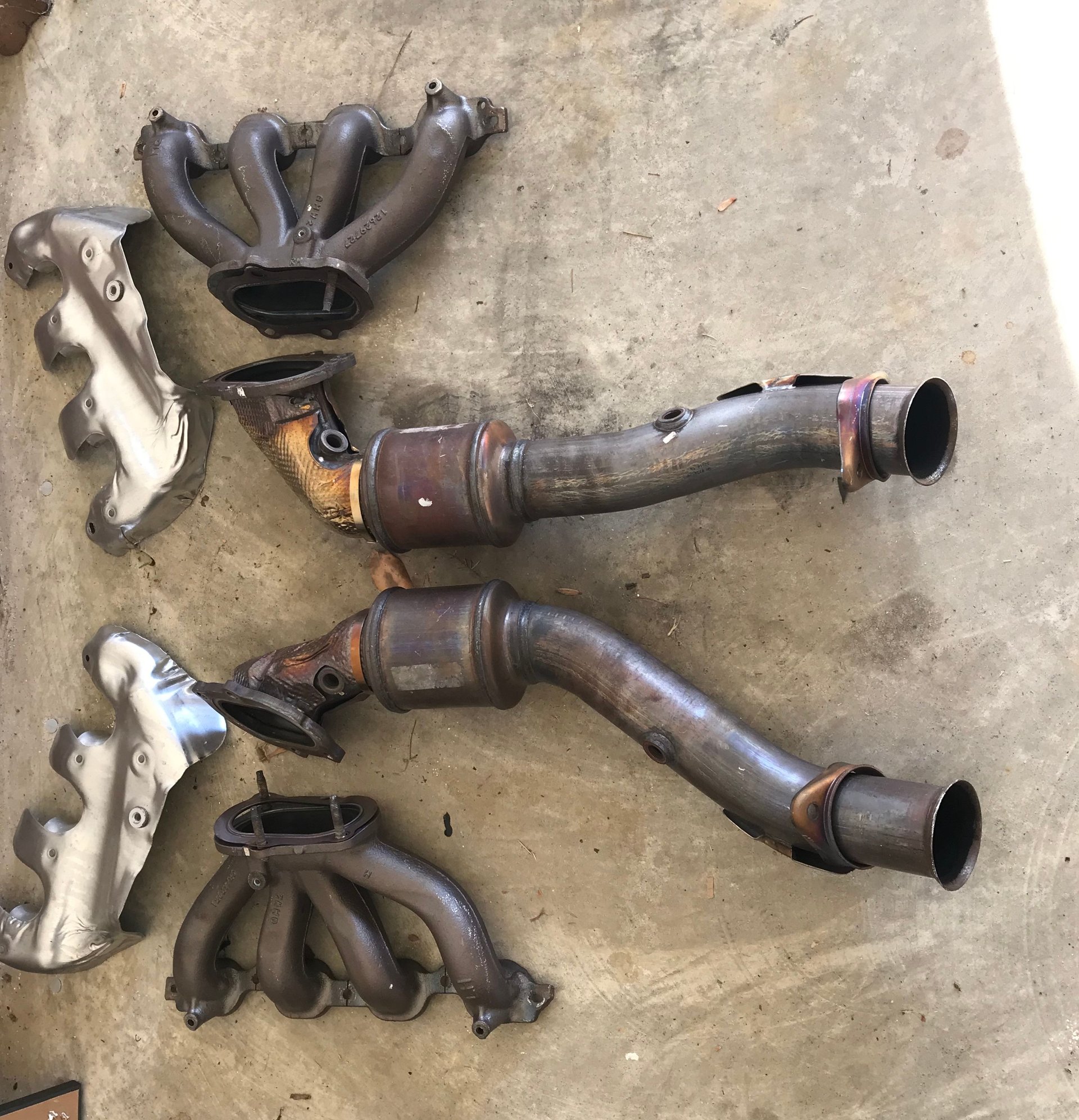 FS (For Sale) 2015 ZO6 exhaust manifolds and catted x pipe ...