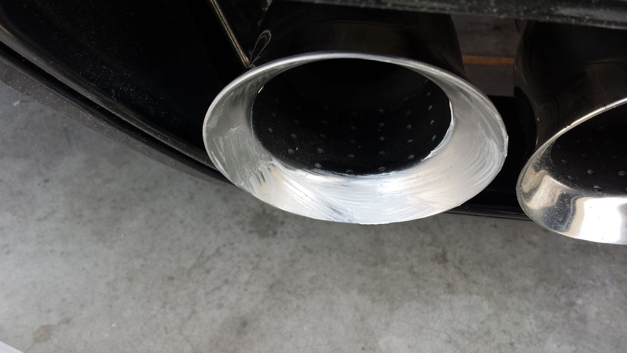 Cheap but effective product to polish exhaust tip CorvetteForum