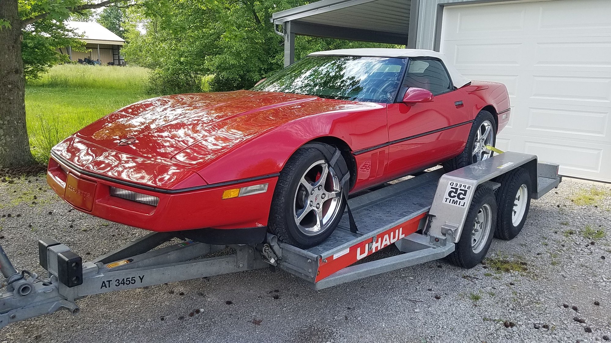 Trailering my C4 best tie down locations CorvetteForum Chevrolet