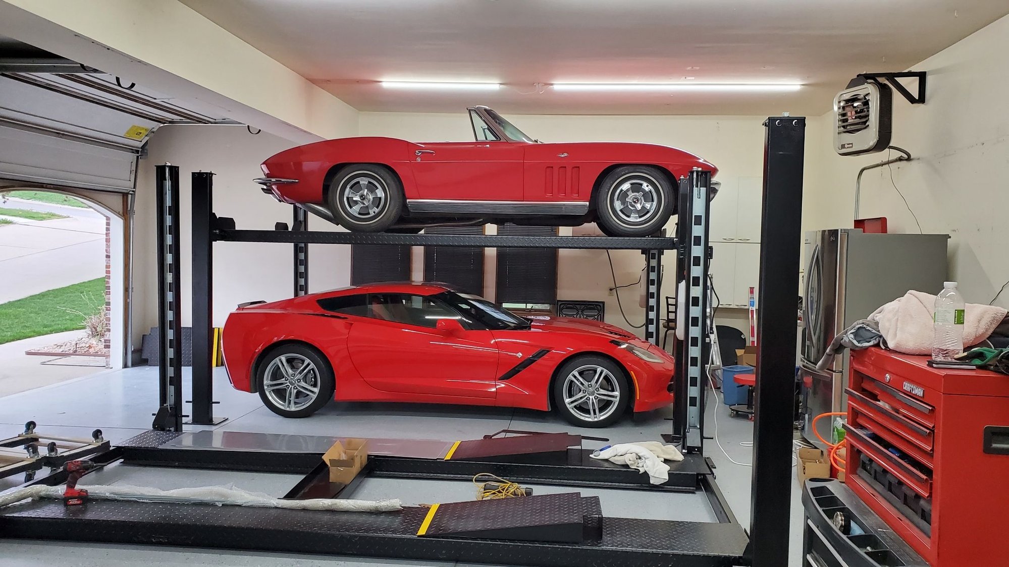 Garage Car Lift CorvetteForum Chevrolet Corvette Forum Discussion