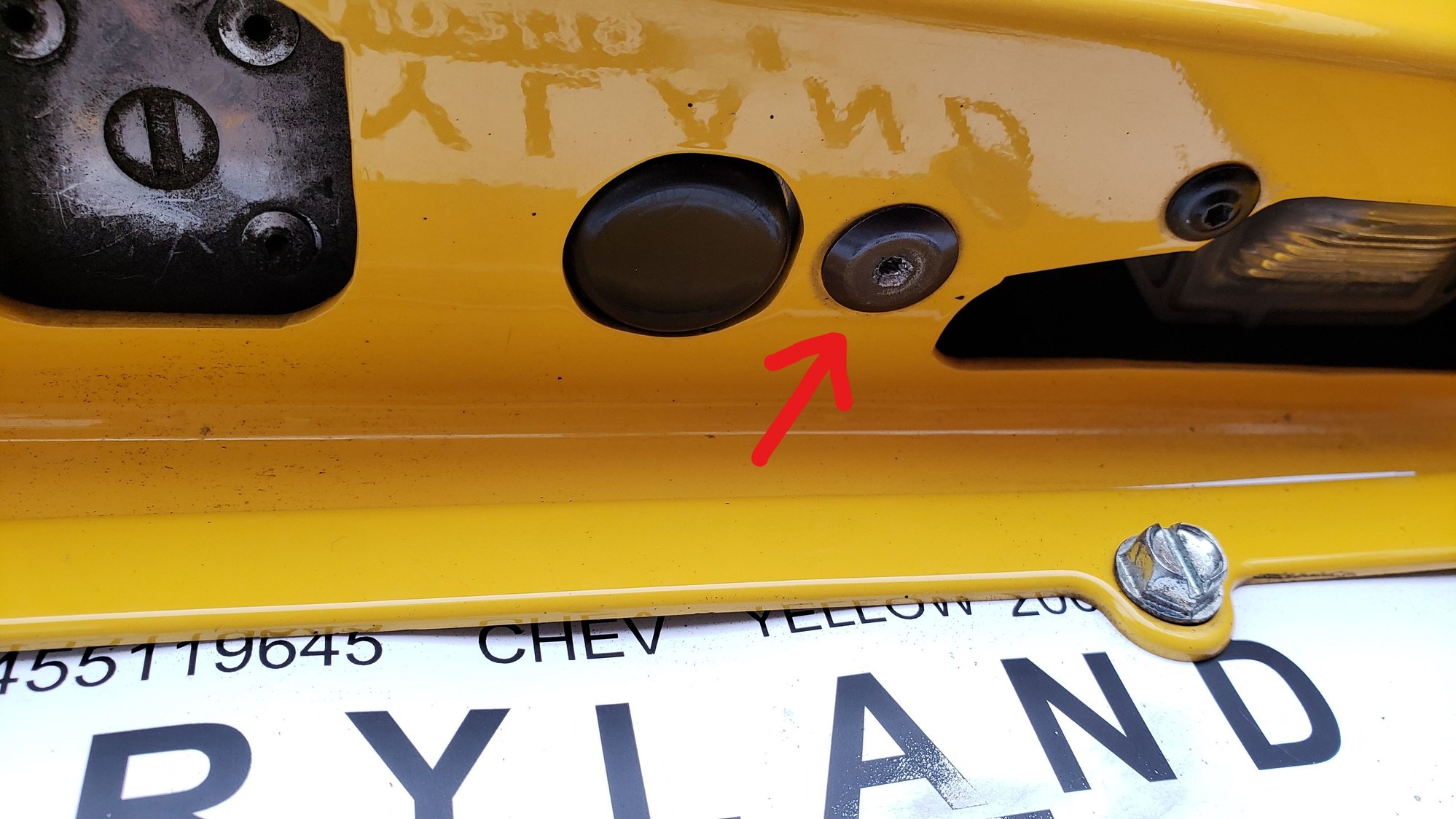 Rear Hatch Button Removal Help CorvetteForum Chevrolet Corvette