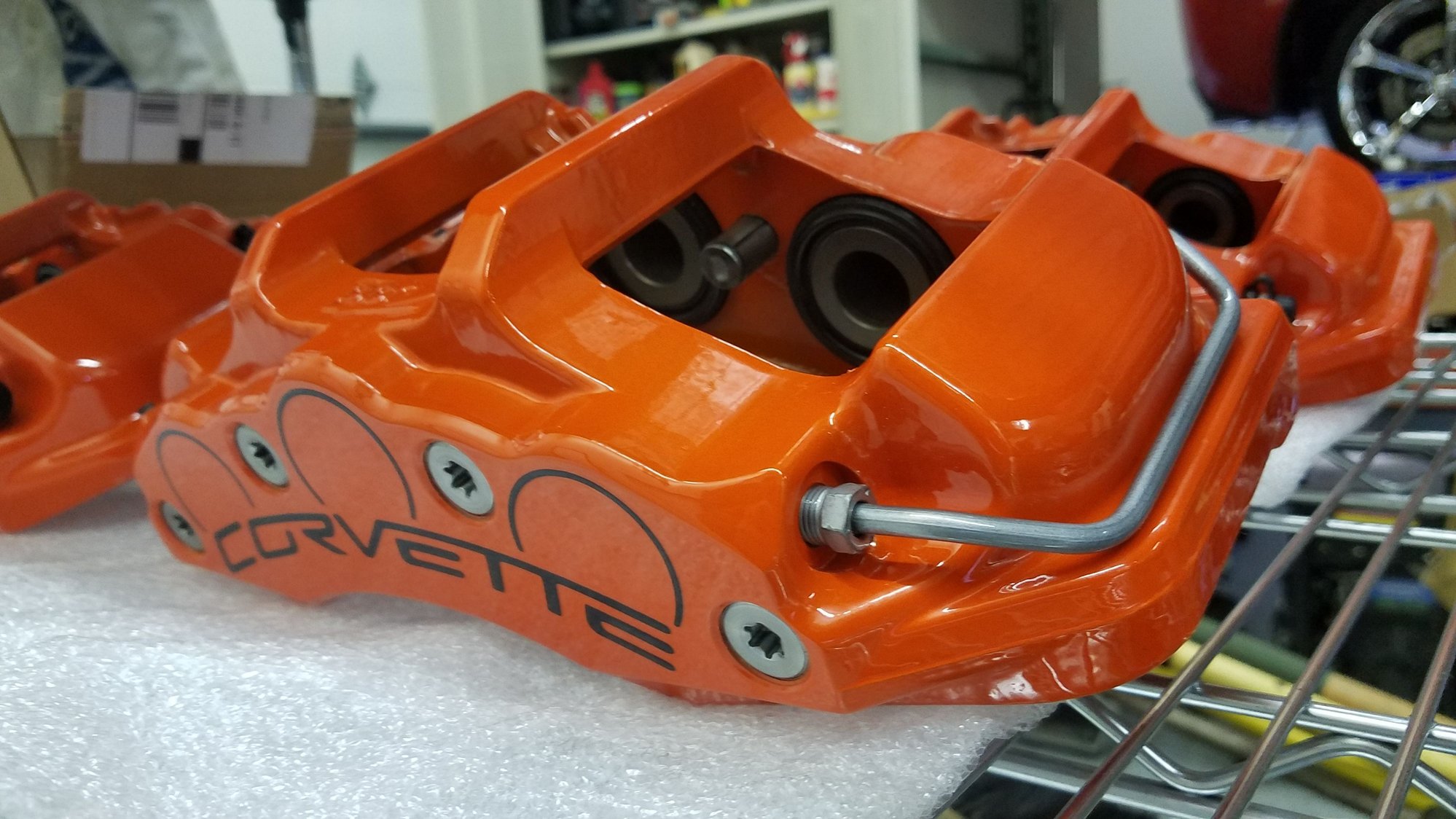 Calipers Powder Coat vs Paint CorvetteForum Chevrolet Corvette